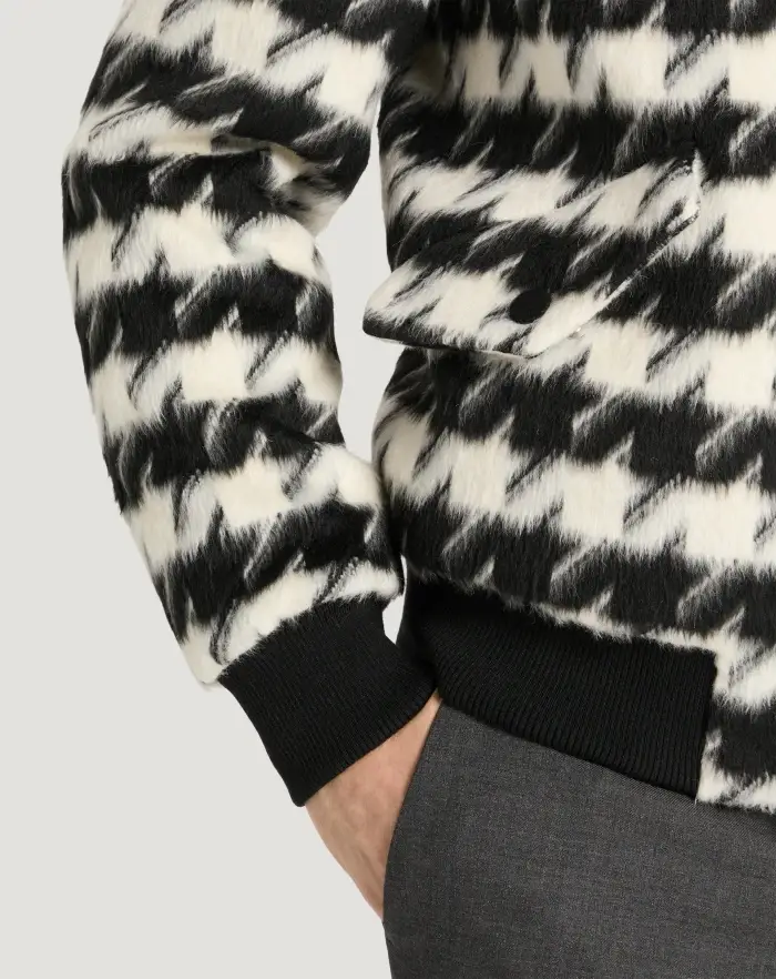 Pantaloni Torino Bomber in velour pied-de-poule Shopping Online