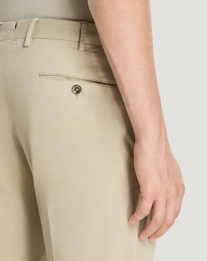 Pantaloni Torino Pantaloni Slim in cotone batavia Novità