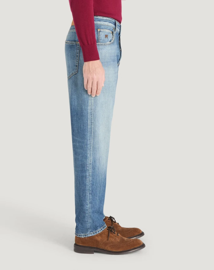 Pantaloni Torino Jeans Reggae in denim di cotone Presa