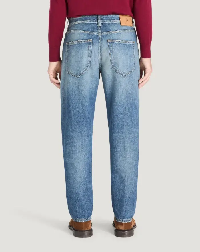 Pantaloni Torino Jeans Reggae in denim di cotone Presa