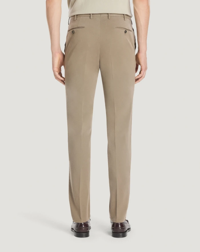 Pantaloni Torino Pantaloni Slim in cotone batavia Offerta
