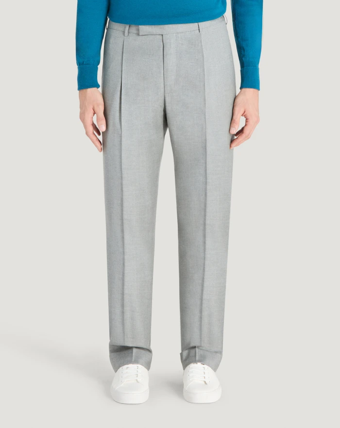 Pantaloni Torino Pantaloni Quindici in twill di lana fluida Economico