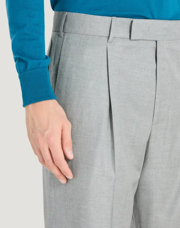 Pantaloni Torino Pantaloni Quindici in twill di lana fluida Economico