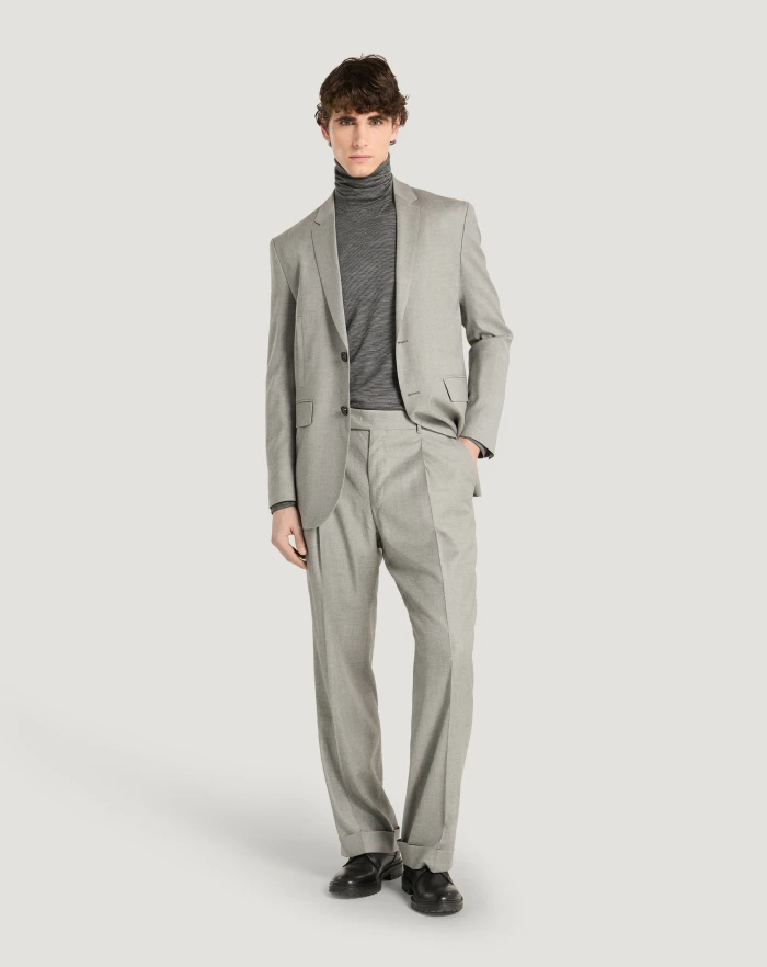 Pantaloni Torino Pantaloni Quindici in twill di lana fluida Economico