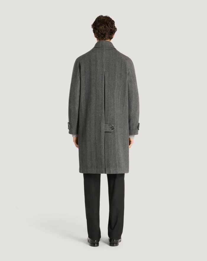 Pantaloni Torino Cappotto in drap di lana e cachemire Online