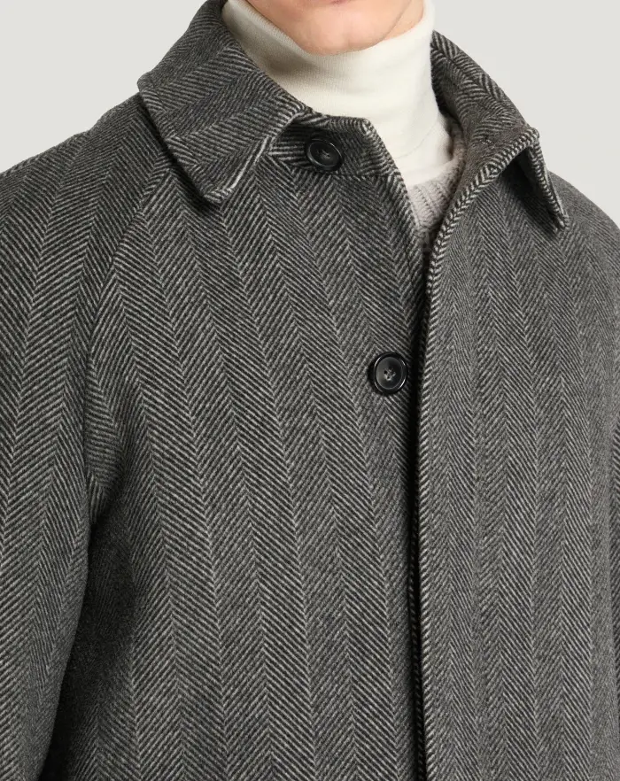 Pantaloni Torino Cappotto in drap di lana e cachemire Online