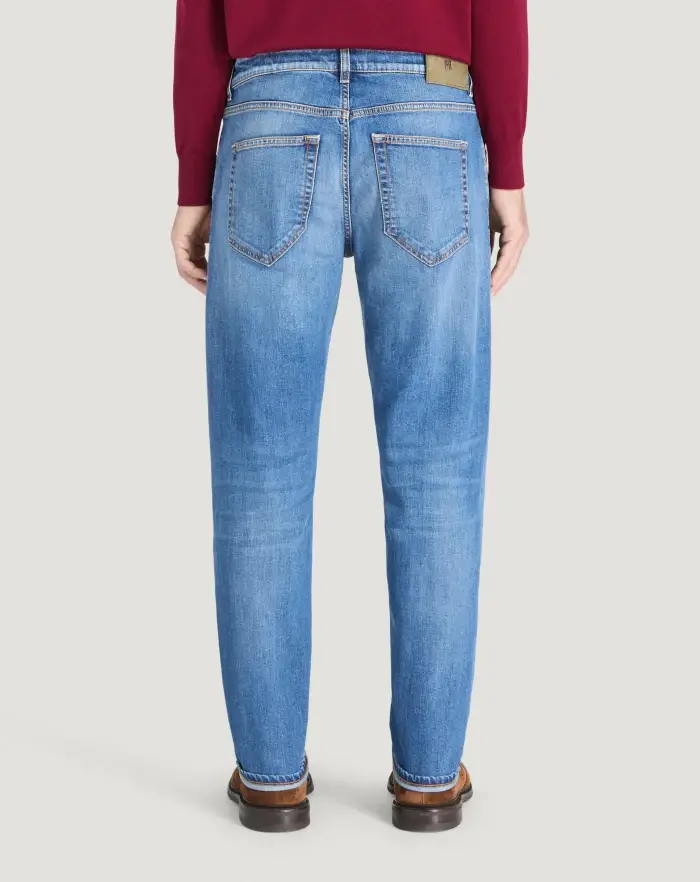 Pantaloni Torino Jeans Reggae in denim stretch superfine In Vendita