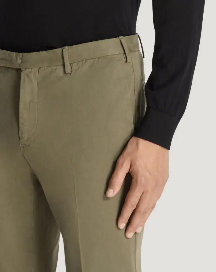 Pantaloni Torino Pantaloni Skinny in cotone batavia I Più Venduti
