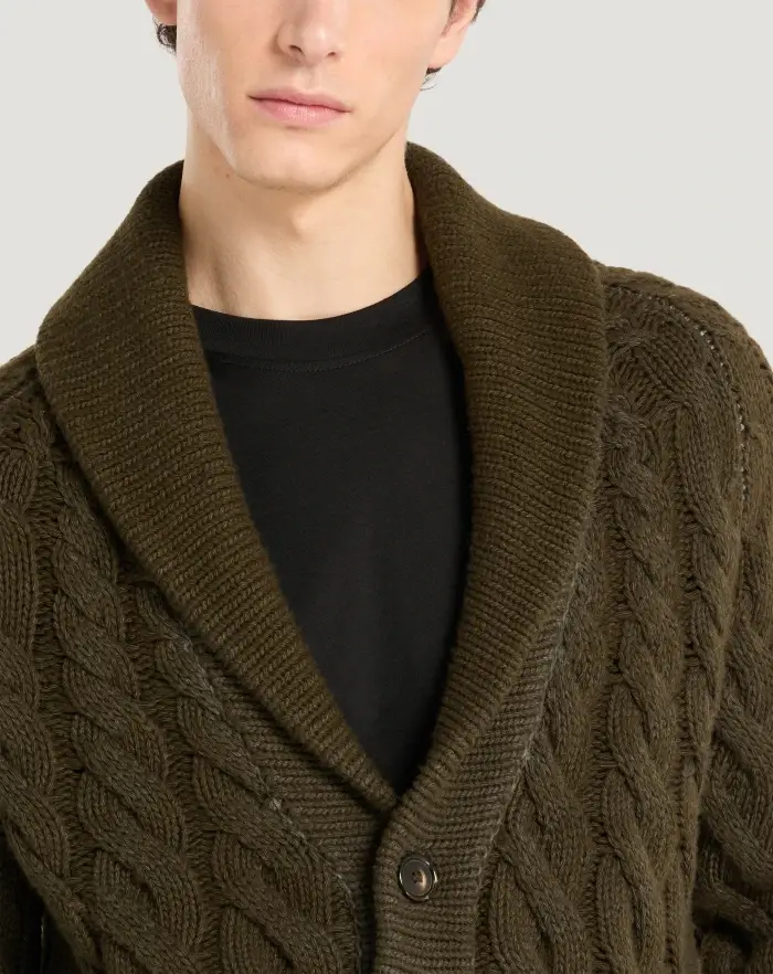 Pantaloni Torino Cardigan in lana e cachemire Vendite Flash