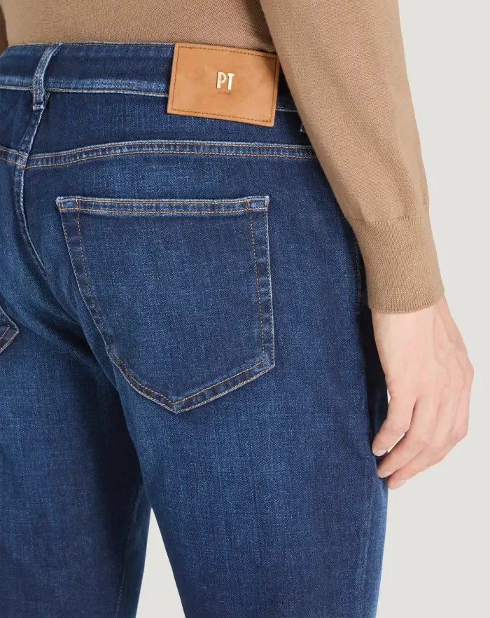 Pantaloni Torino Jeans Swing in denim di cotone stretch Promozione