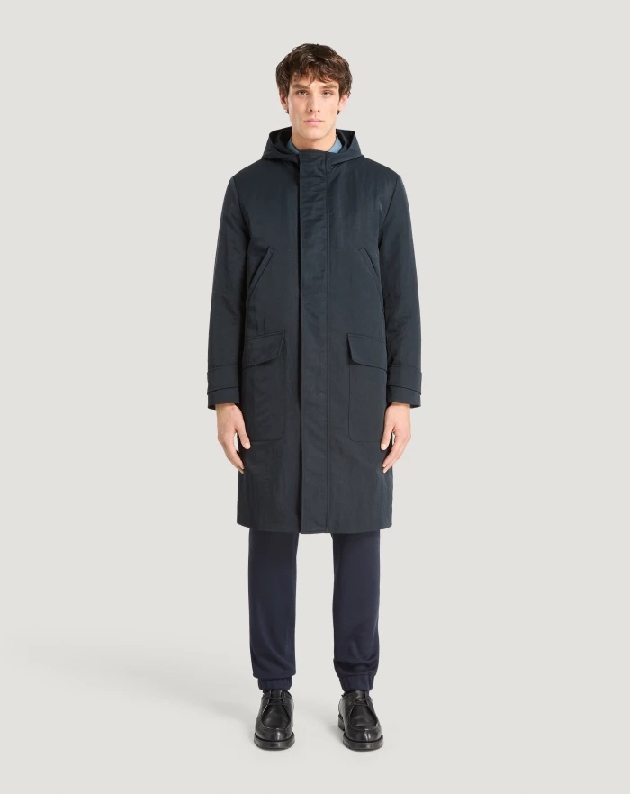 Pantaloni Torino Parka con cappuccio in nylon