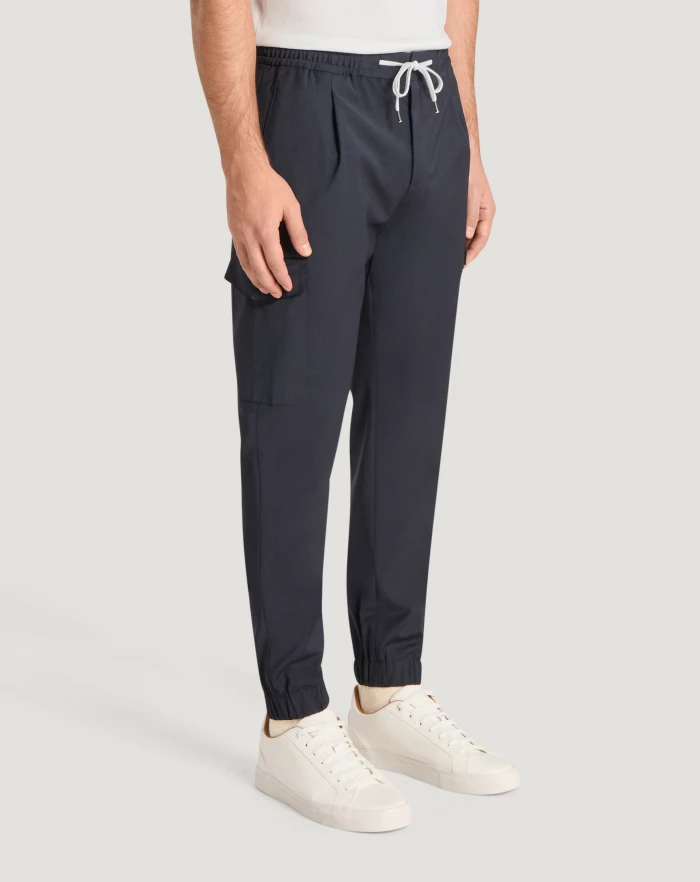 Pantaloni Torino Pantaloni Soft in techno lana Qualità Garantita