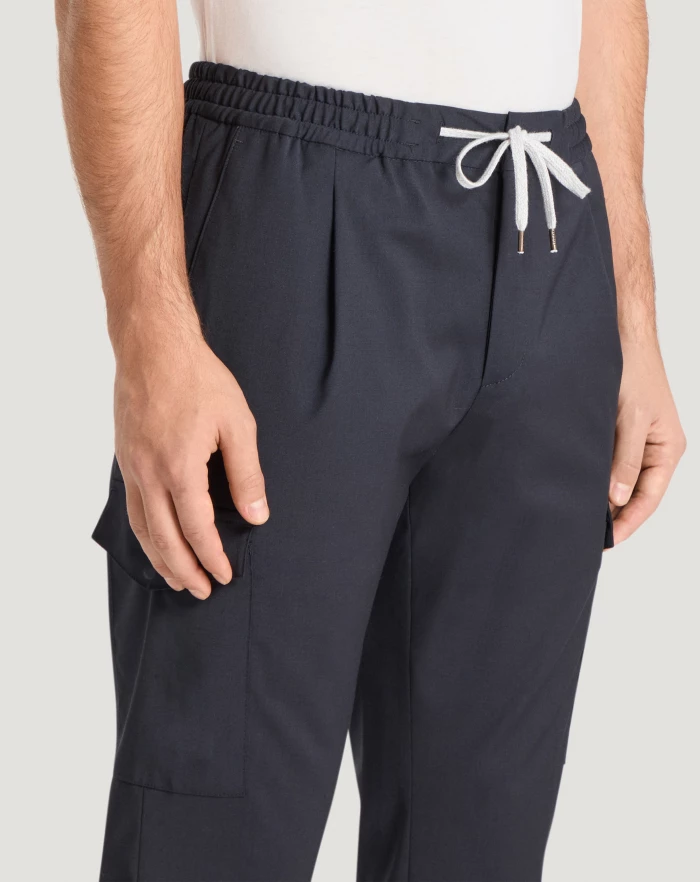 Pantaloni Torino Pantaloni Soft in techno lana Qualità Garantita