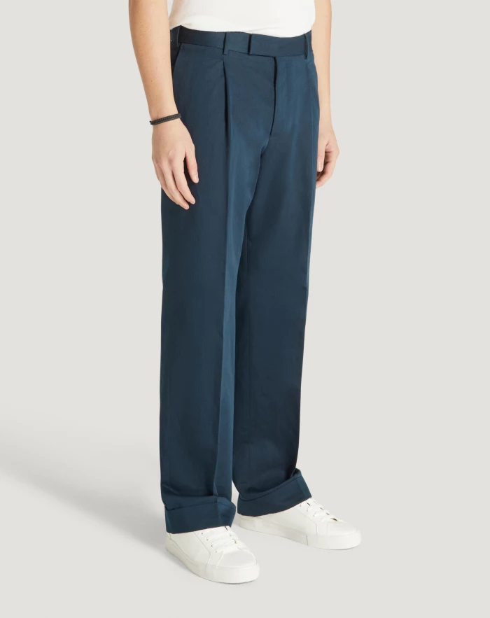 Pantaloni Torino Pantaloni Quindici in cotone e lino Grande vendita