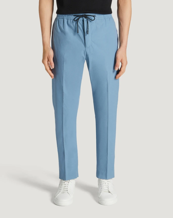 Pantaloni Torino Pantaloni Omega in popeline stretch Saldi