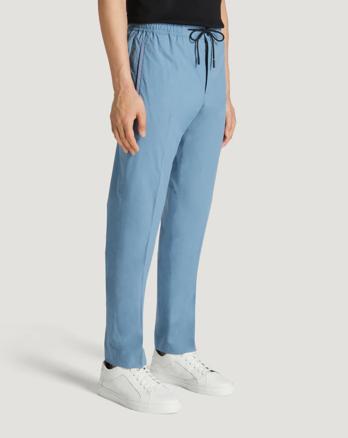 Pantaloni Torino Pantaloni Omega in popeline stretch Saldi