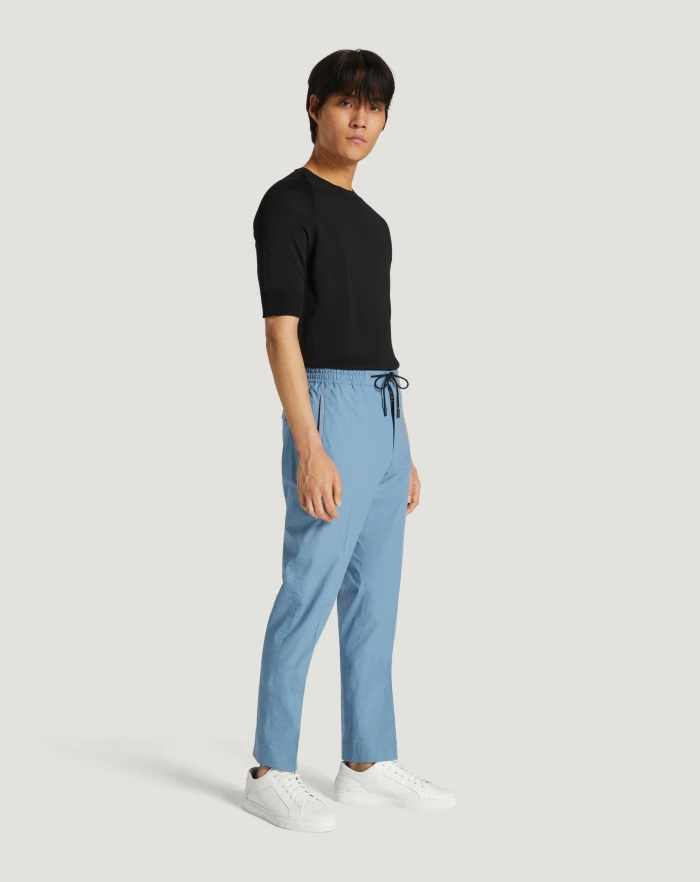 Pantaloni Torino Pantaloni Omega in popeline stretch Saldi