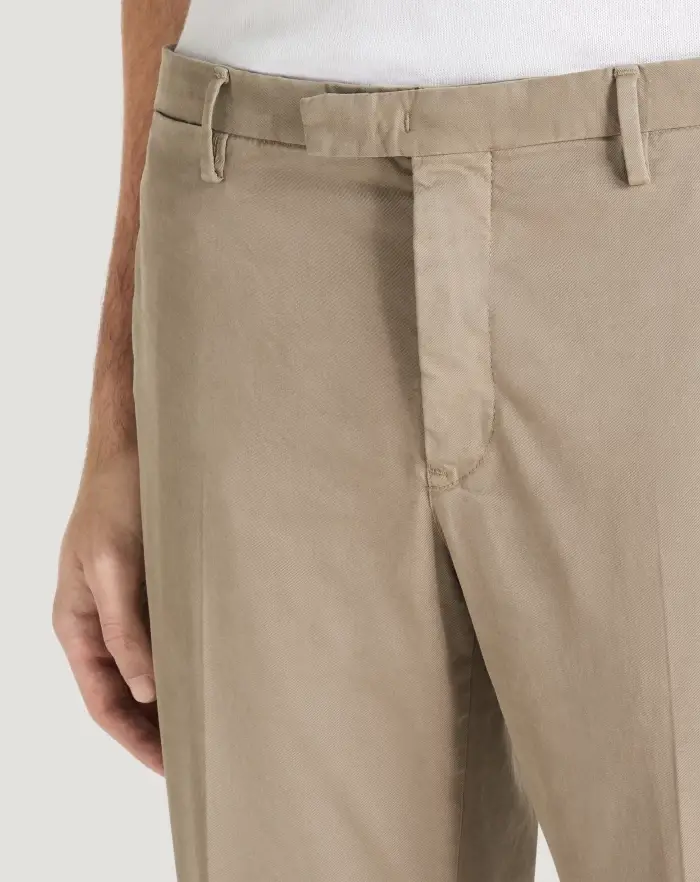 Pantaloni Torino Pantaloni Skinny in cotone batavia Vendita Economica