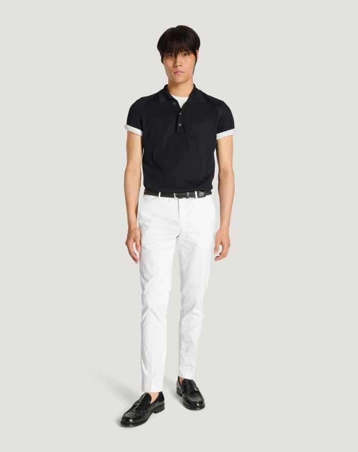 Pantaloni Torino Pantaloni Skinny in gabardina stretch Saldi Di Fabbrica