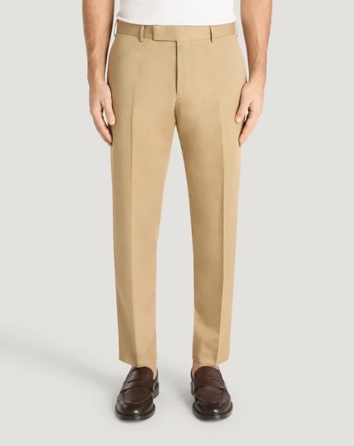 Pantaloni Torino Pantaloni Rebel in gabardina di cotone e lino Vendite Flash