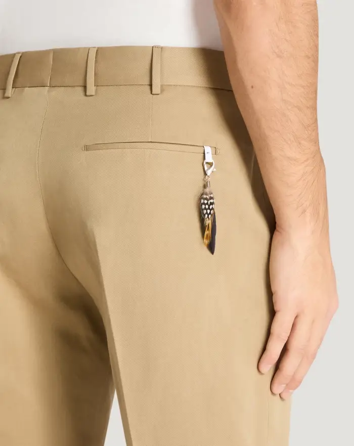 Pantaloni Torino Pantaloni Rebel in gabardina di cotone e lino Vendite Flash
