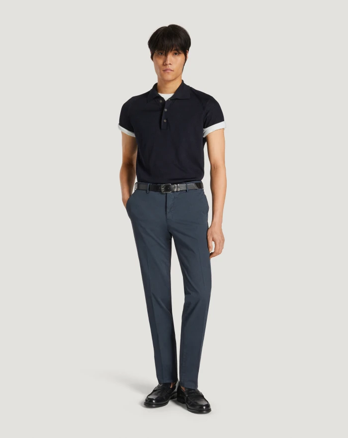 Pantaloni Torino Pantaloni Slim in gabardina stretch Moda