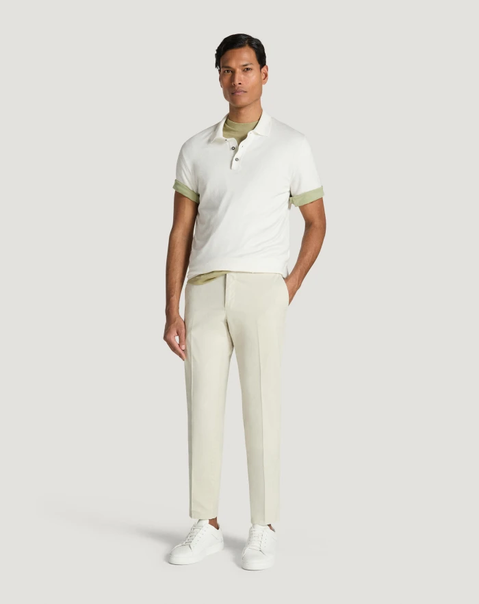 Pantaloni Torino Pantaloni Slim in gabardina stretch Italy