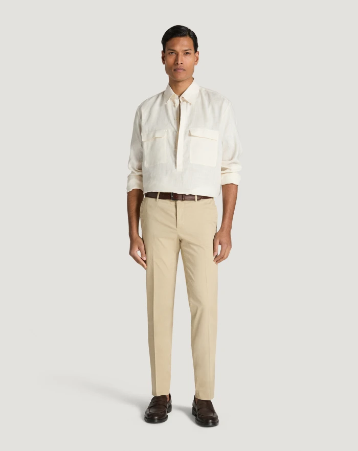 Pantaloni Torino Pantaloni Slim in gabardina stretch Nuovo
