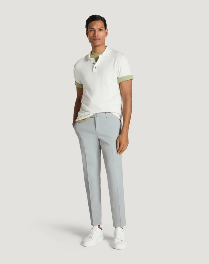 Pantaloni Torino Pantaloni Slim in gabardina stretch Spedizione Gratuita