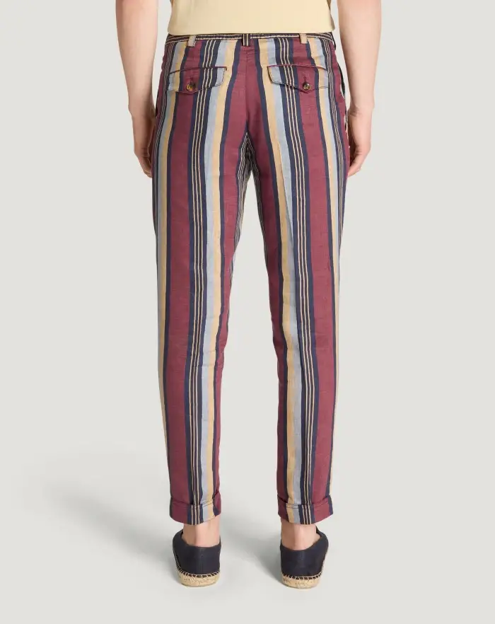 Pantaloni Torino Pantaloni The Rebel in lino fluido Pezzi Unici
