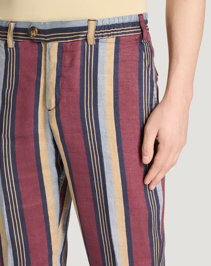 Pantaloni Torino Pantaloni The Rebel in lino fluido Pezzi Unici
