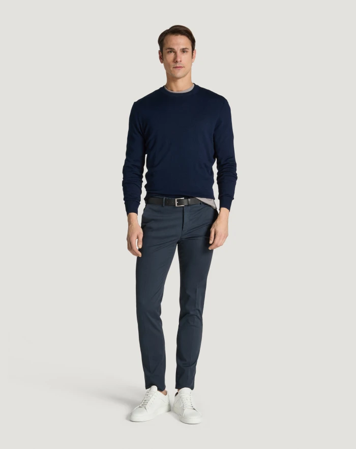 Pantaloni Torino Pantaloni Superslim in tricotina stretch Consegna Veloce