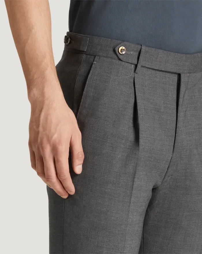 Pantaloni Torino Pantaloni Gentleman in lana four season Promozione Limitata