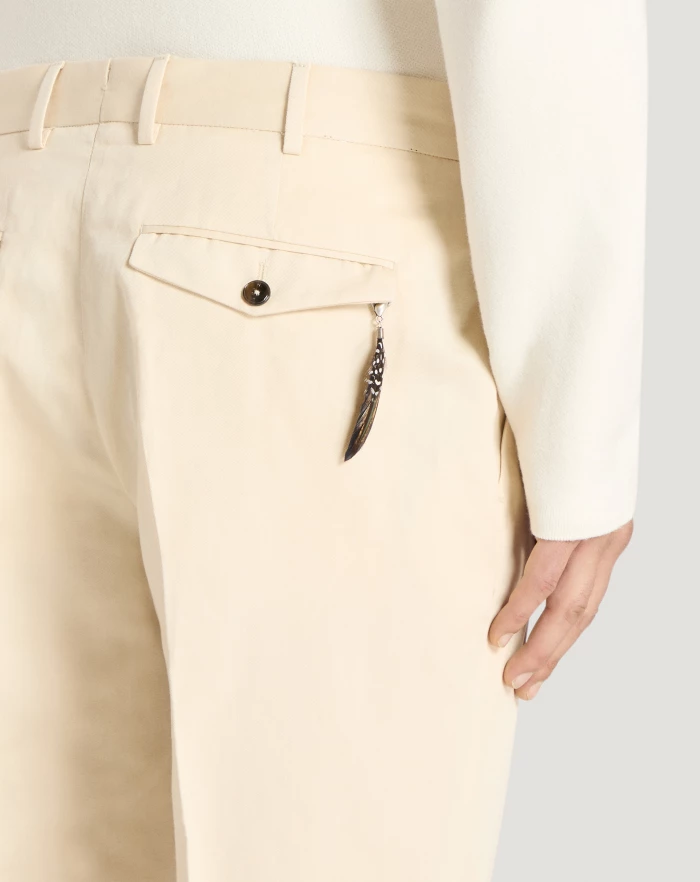 Pantaloni Torino Pantaloni Rebel in gabardina di cotone e lino Fino Al -60%
