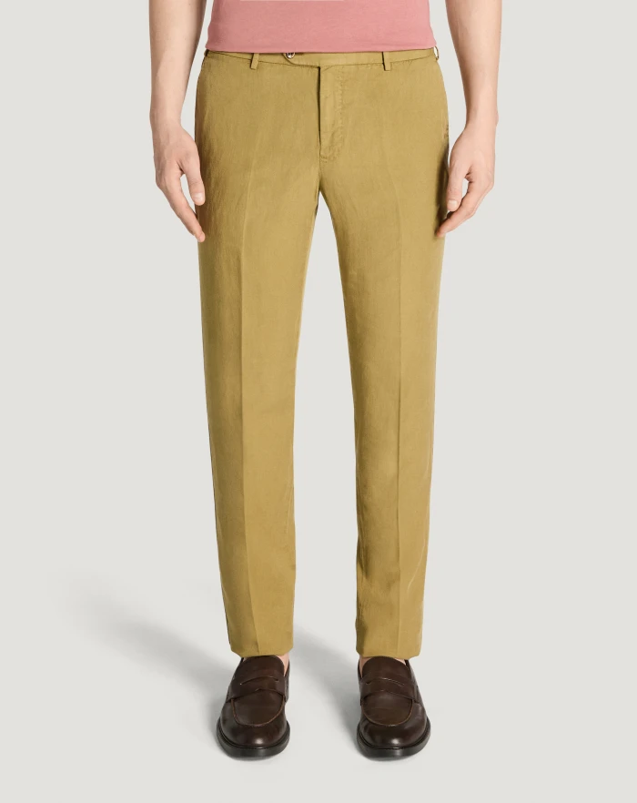 Pantaloni Torino Pantaloni Slim in cotone e lino batavia Convenienza