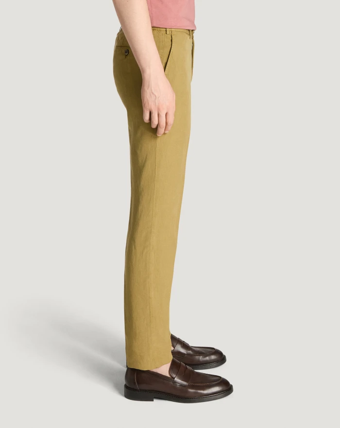 Pantaloni Torino Pantaloni Slim in cotone e lino batavia Convenienza