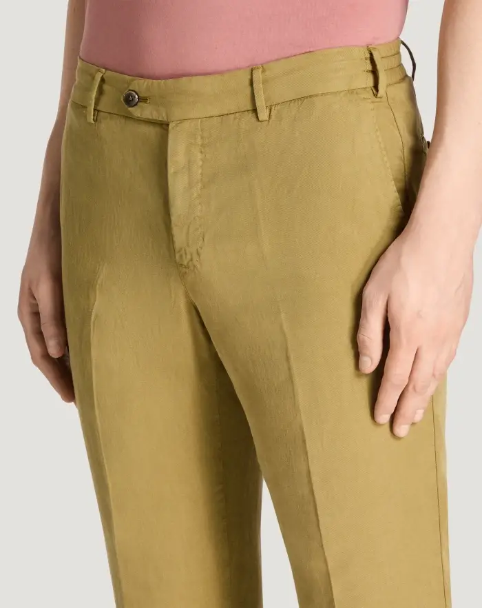 Pantaloni Torino Pantaloni Slim in cotone e lino batavia Convenienza