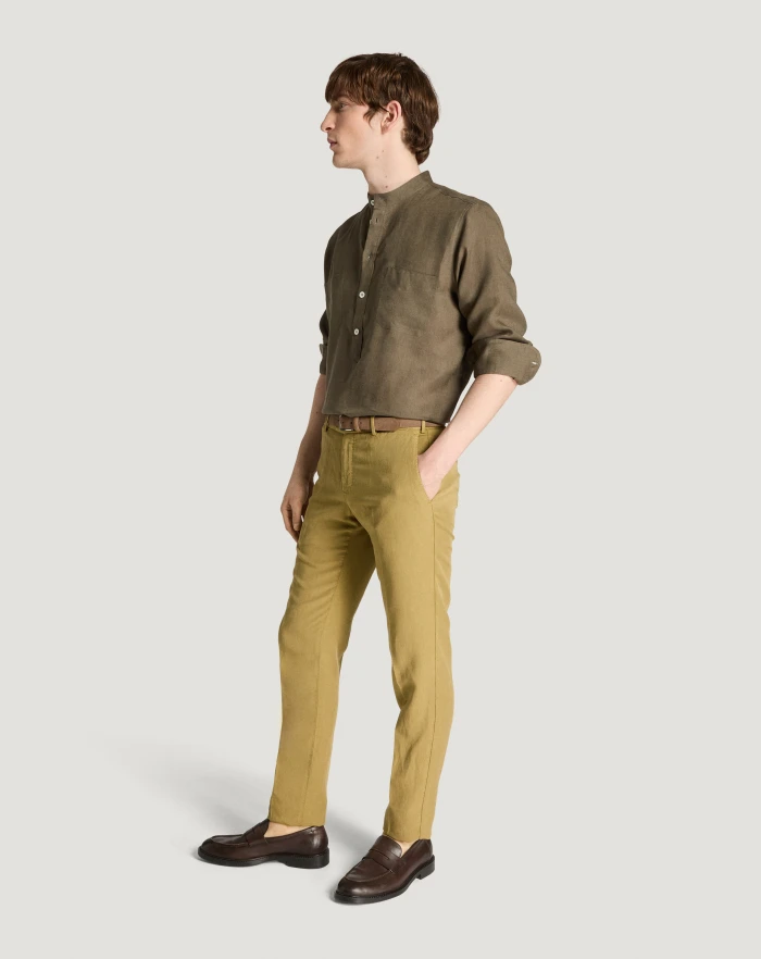 Pantaloni Torino Pantaloni Slim in cotone e lino batavia Convenienza