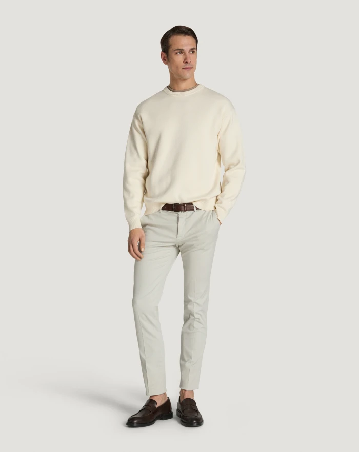 Pantaloni Torino Pantaloni Superslim in tricotina stretch Presa