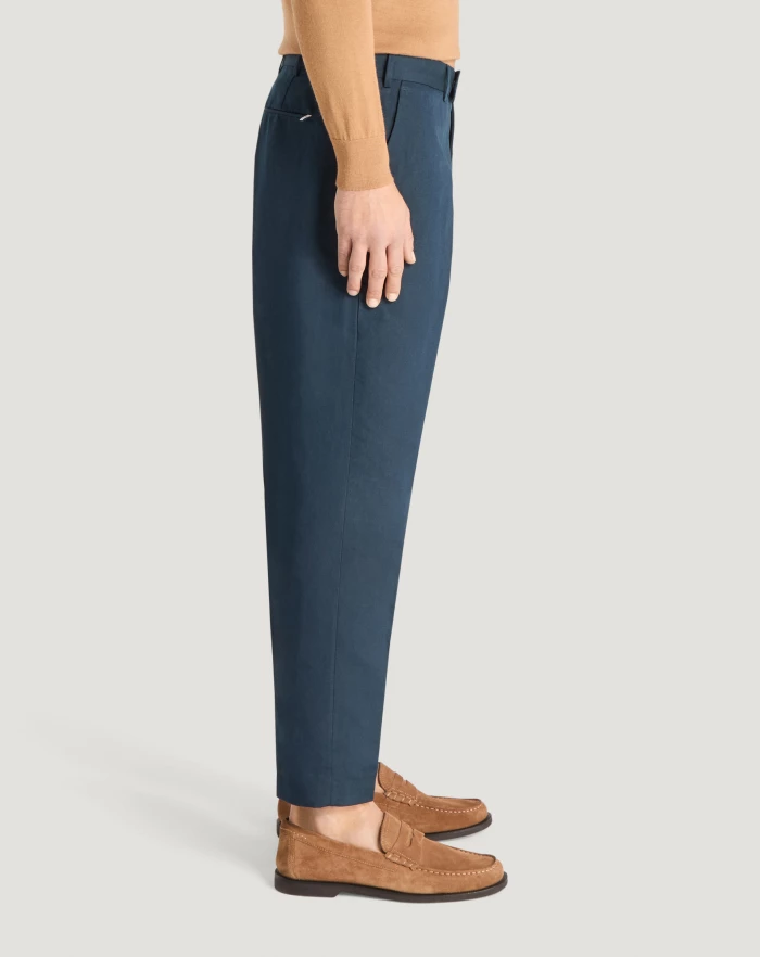 Pantaloni Torino Pantaloni Rebel in gabardina di cotone e lino Vendita Economica