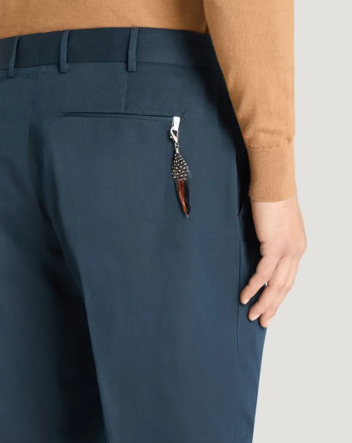 Pantaloni Torino Pantaloni Rebel in gabardina di cotone e lino Vendita Economica