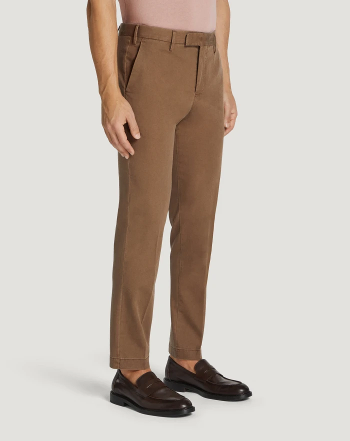 Pantaloni Torino Pantaloni Master in cotone stretch délavé Italia