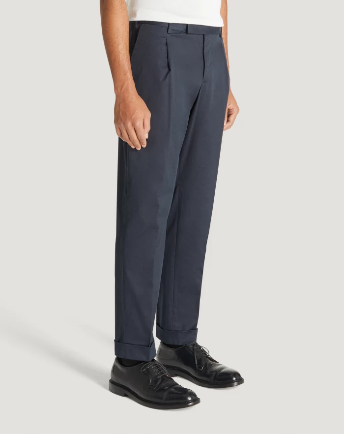Pantaloni Torino Pantaloni Rebel in gabardina stretch In Linea