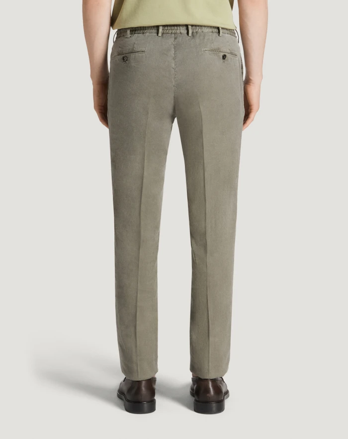 Pantaloni Torino Pantaloni Slim in lino stretch délavé Qualità