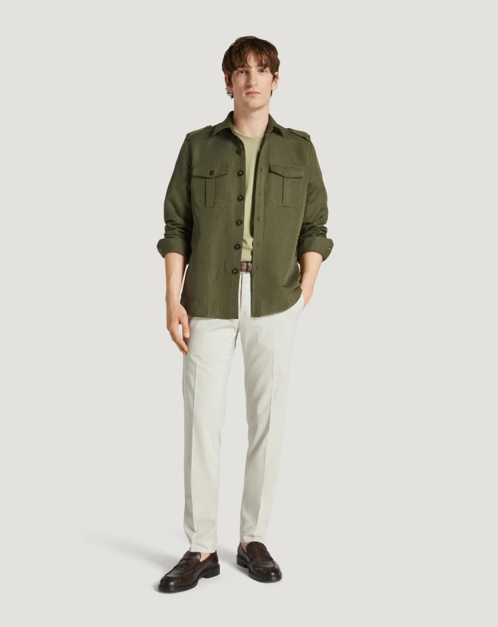Pantaloni Torino Pantaloni Slim in silkochino Novità