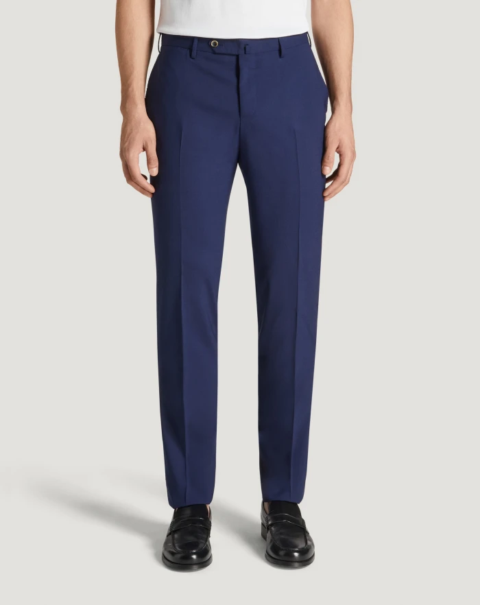Pantaloni Torino Pantaloni Slim in lana four season Vendita Economica