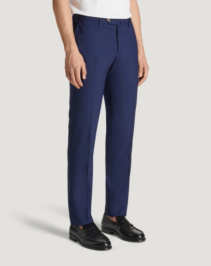Pantaloni Torino Pantaloni Slim in lana four season Vendita Economica