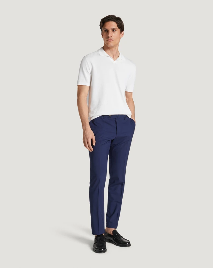 Pantaloni Torino Pantaloni Slim in lana four season Vendita Economica