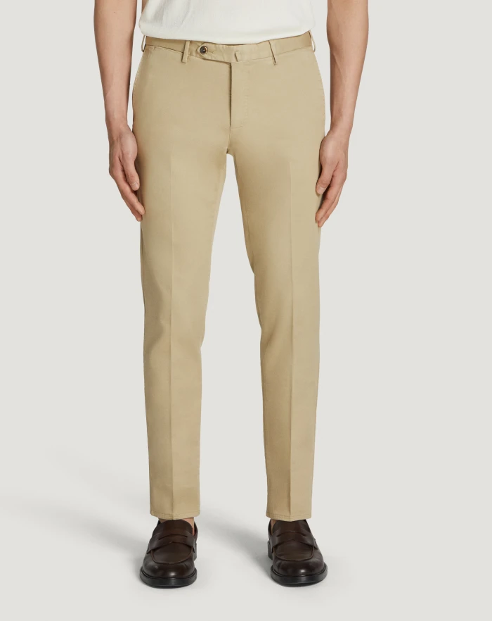 Pantaloni Torino Pantaloni Superslim in tricotina stretch Vendite Flash