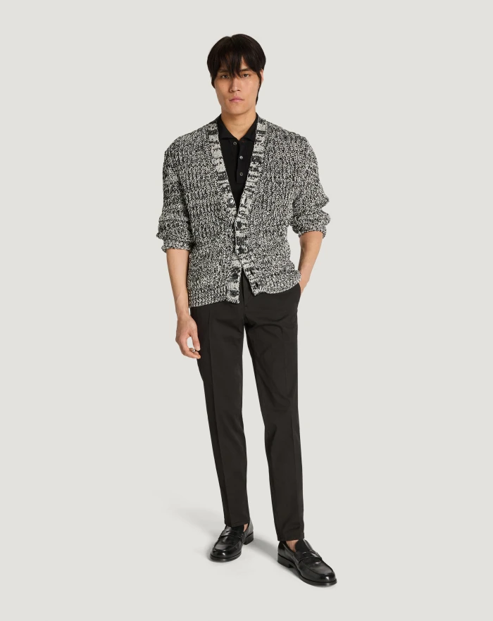 Pantaloni Torino Pantaloni Slim in gabardina stretch Vendita Economica
